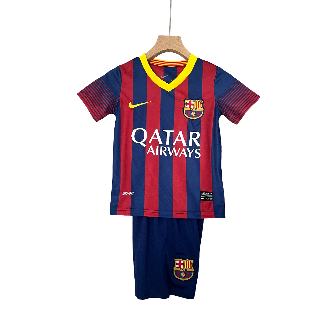Conjunto Infantil Retrô - Barcelona 13/14 I de Local