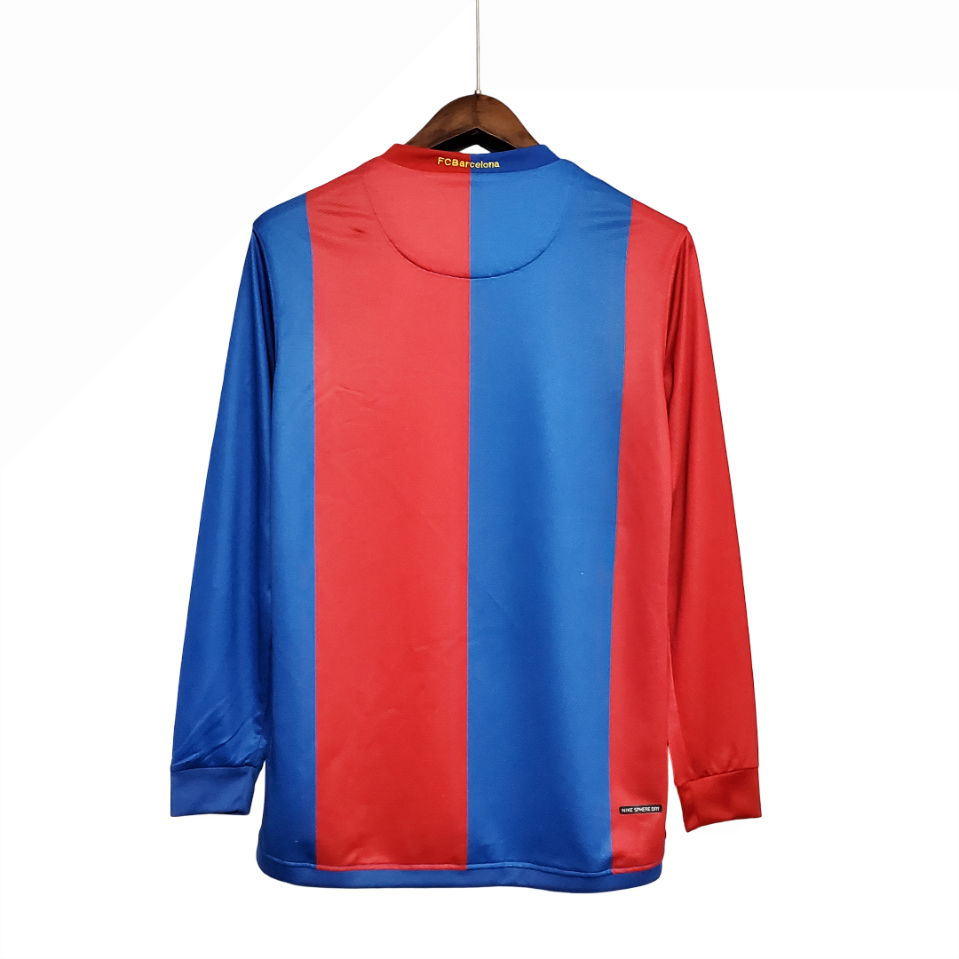 Camiseta Barcelona 06/07 I de Local - Manga Larga Versión Retro