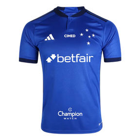 Camiseta Cruzeiro 23/24 I de Local - Todos los Patrocinios - Versión Aficionado