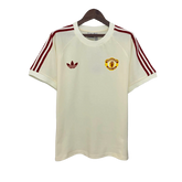 Camiseta Manchester United 25/26 Edición Casual - Blanco - Versión Aficionado