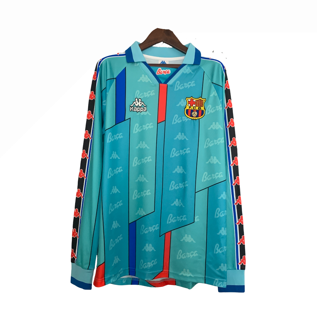 Camiseta Barcelona 96/97 II de Local - Manga Larga Versión Retro