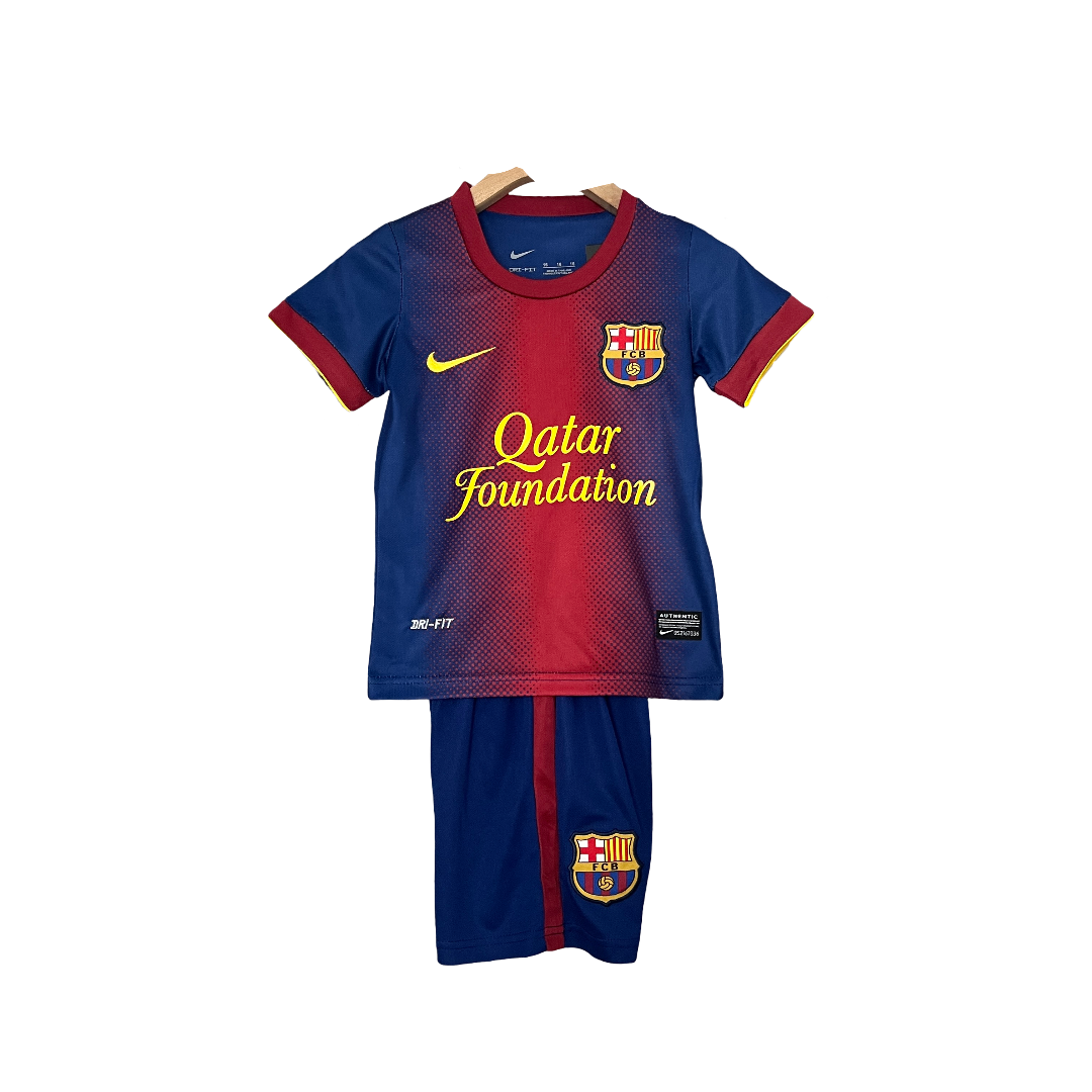 Conjunto Infantil Retrô - Barcelona 12/13 I de Local