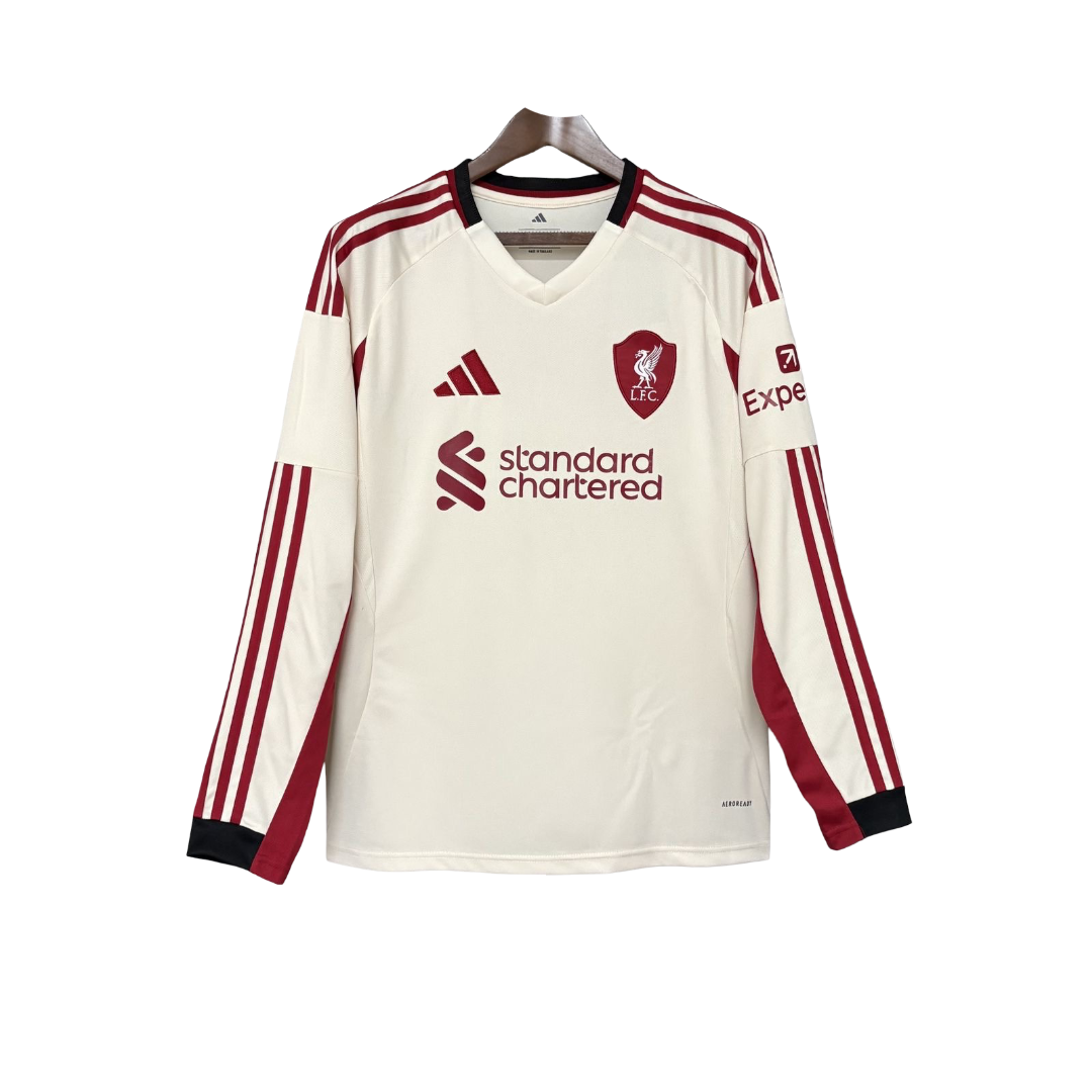 Camiseta Liverpool 25/26 II de Local - Manga Larga