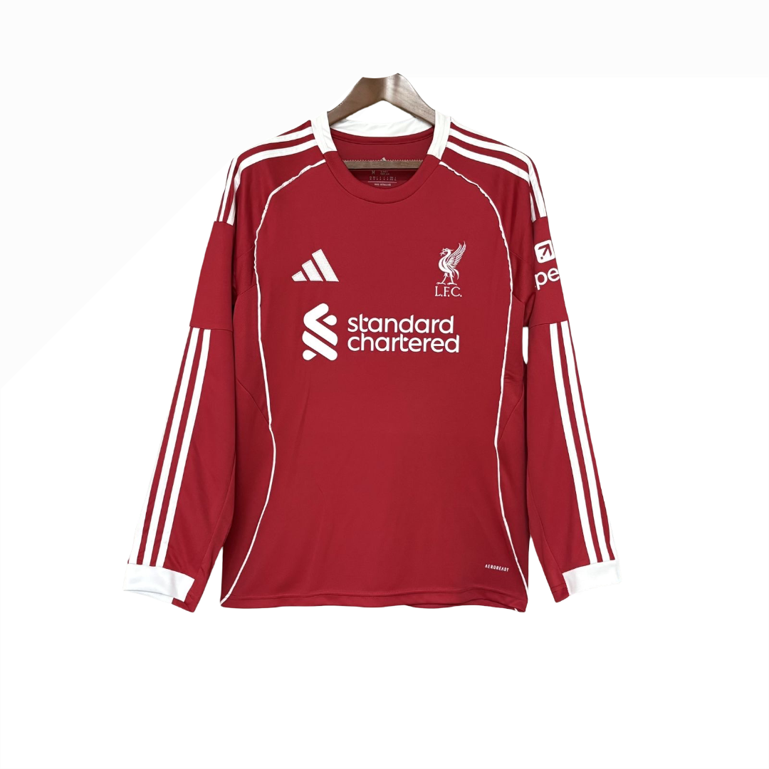 Camiseta Liverpool 25/26 I de Local - Manga Larga