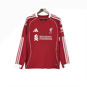 Camiseta Liverpool 25/26 I de Local - Manga Larga
