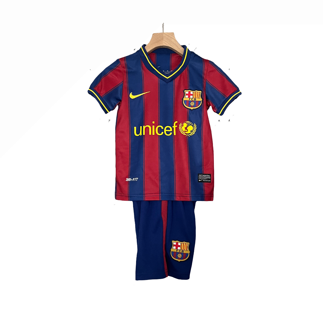 Conjunto Infantil Retrô - Barcelona  09/10 I de Local