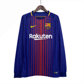Camiseta Barcelona 17/18 I de Local - Manga Larga Versión Retro