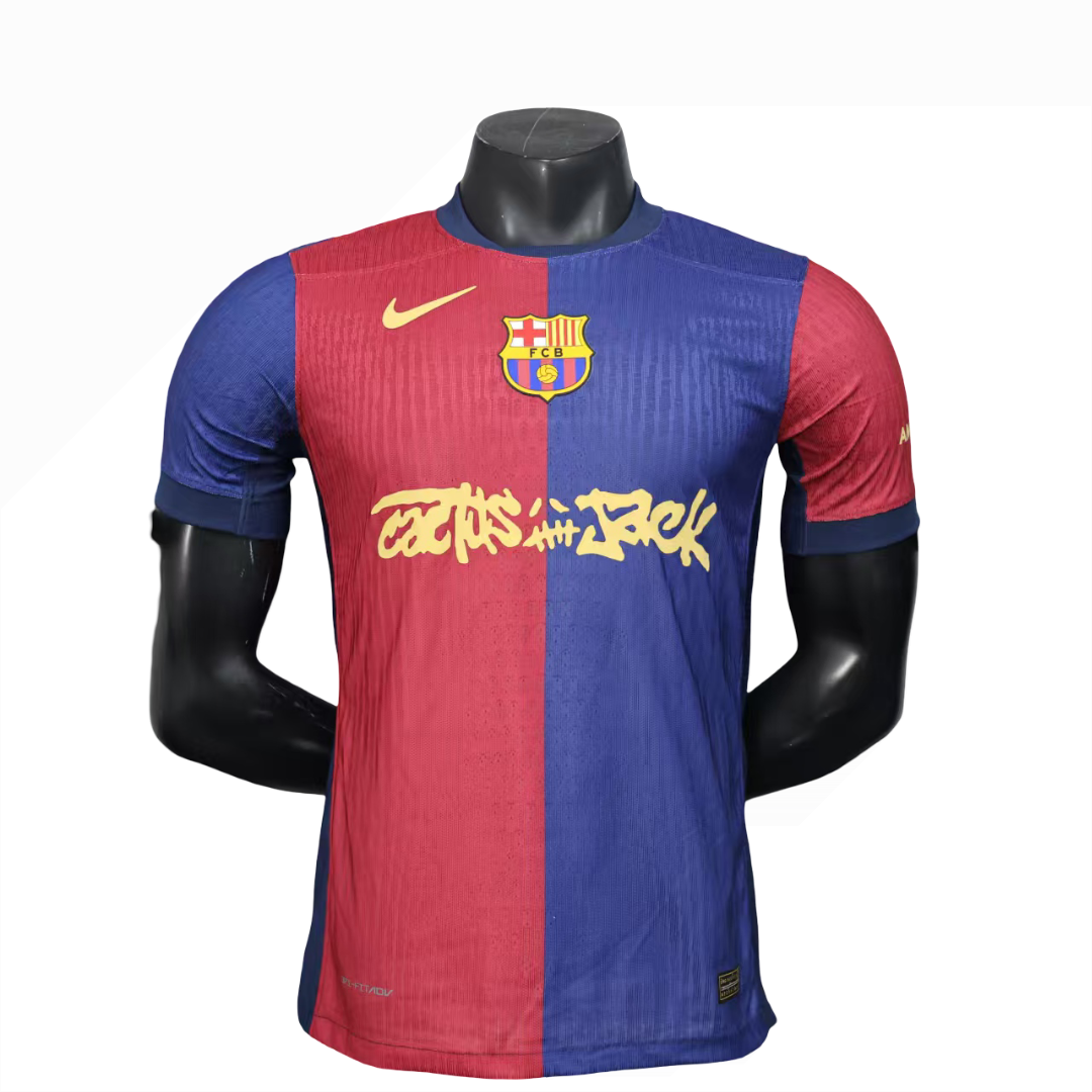 Camiseta Barcelona 24/25 Edición Especial Travis Scott- Versión Jugador