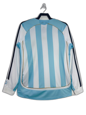 Camiseta Argentina 06/07 I de Local - Manga Larga Versión Retro