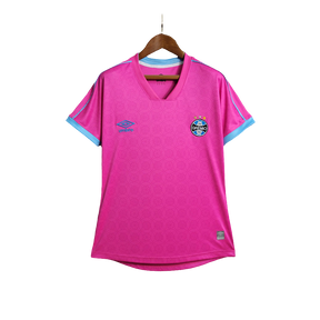 Camiseta Grêmio 23/24 Edición Octubre Rosa - Mujer