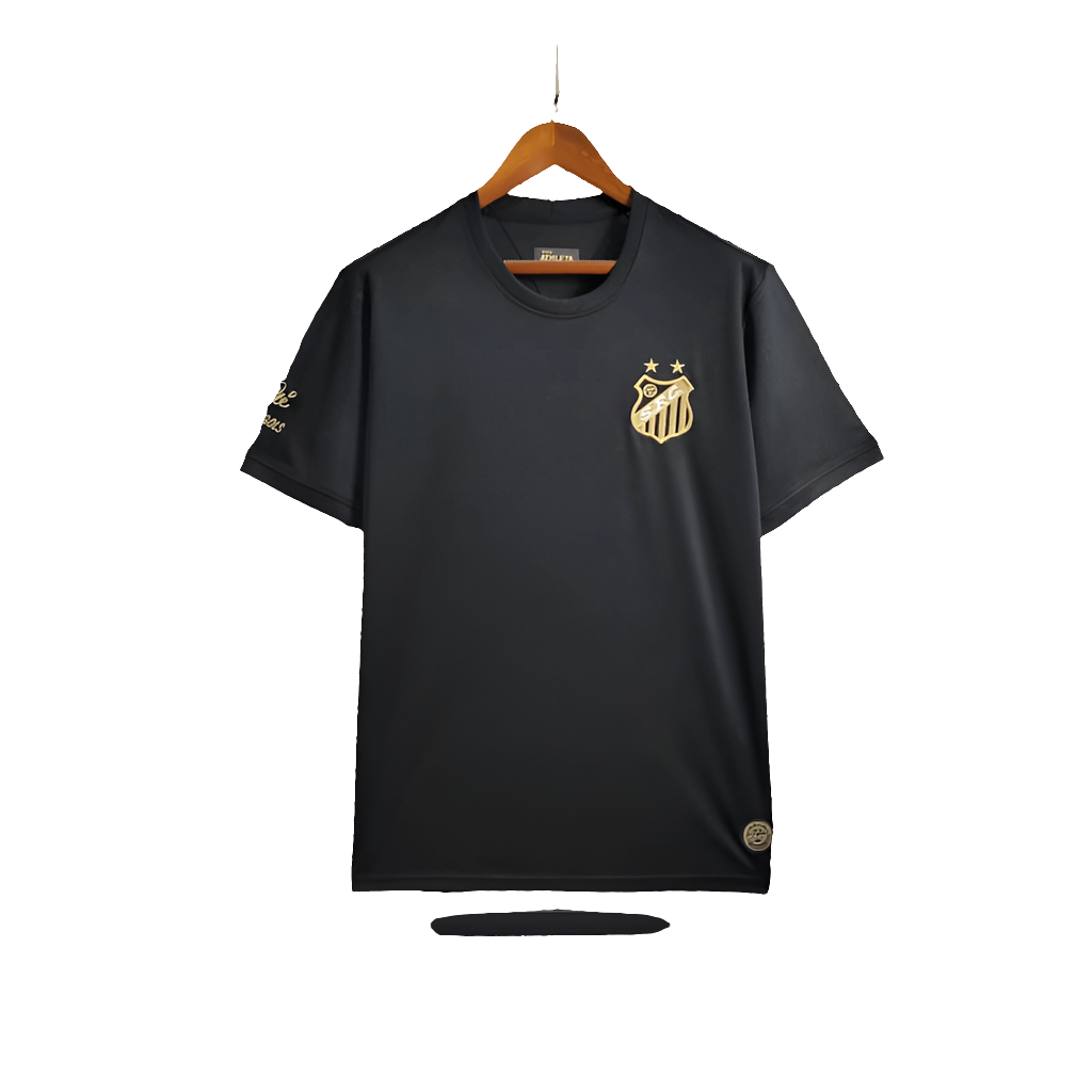 Camiseta Santos 25/26 Edición Conmemorativa - Negro - Versión Aficionado