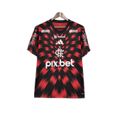 Camiseta Flamengo 25/26 Pre-Partido - Todos los Patrocinios - Versión Aficionado