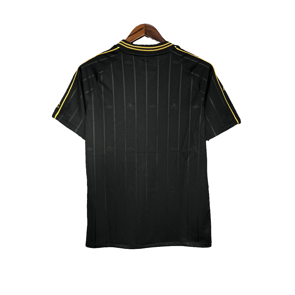 Camiseta Santos 24/25 Charlie Brown JR - Negro - Versión Aficionado