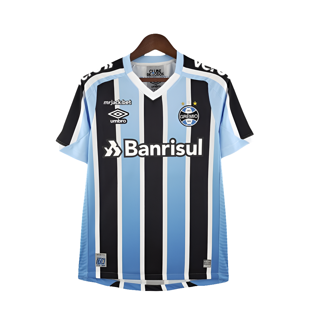Camiseta Grêmio 22/23 I de Local - Todos los Patrocinios - Versión Aficionado