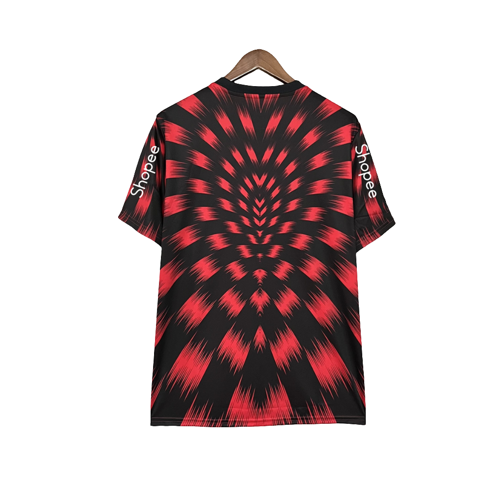 Camiseta Flamengo 25/26 Pre-Partido - Todos los Patrocinios - Versión Aficionado
