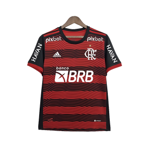 Camiseta Flamengo 22/23 I de Local - Todos los Patrocinios - Versión Aficionado