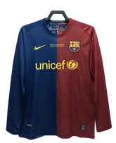 Camiseta Barcelona 08/09 I de Local - Manga Larga Versión Retro