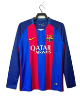 Camiseta Barcelona 16/17 I de Local - Manga Larga Versión Retro