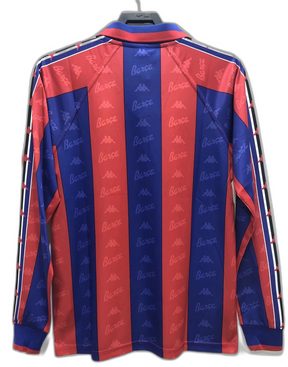 Camiseta Barcelona 96/97 I de Local - Manga Larga Versión Retro