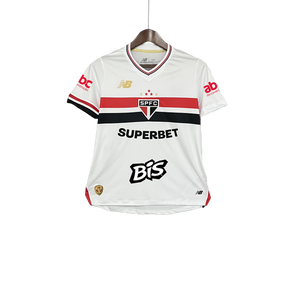 Camiseta São Paulo 25/26 I de Local - Todos los Patrocinios - Mujer