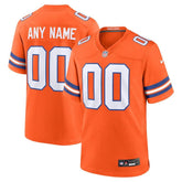Camiseta NFL Denver Broncos - Colección Mile High - Retro 1977 - Versión de Juego - Naranja