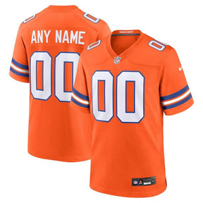 Camiseta NFL Denver Broncos - Colección Mile High - Retro 1977 - Versión de Juego - Naranja