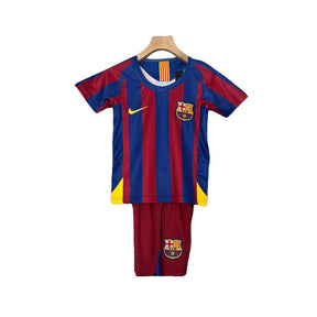 Conjunto Infantil Retrô - Barcelona 05/06 I de Local
