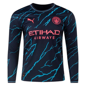 Camiseta Manchester City 23/24 III Tercera - Manga Larga