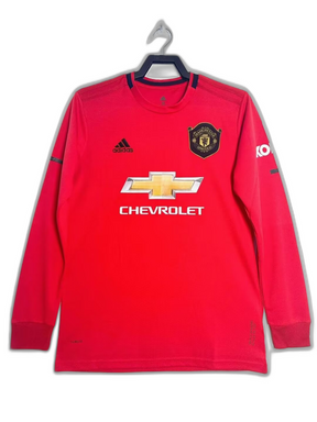 Camiseta Manchester United 19/20 I de Local - Manga Larga Versión Retro