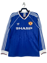 Camiseta Manchester United 88/90 II de Visitante - Manga Larga Versión Retro