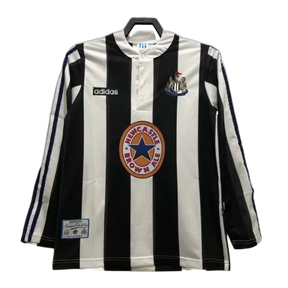 Camiseta Newcastle United 95/97 I de Local - Manga Larga Versión Retro