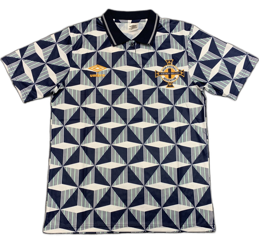 Camiseta Northern Irlanda 90/93 II de Visitante - Versión Retro