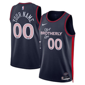 Camiseta NBA - Philadelphia 76ers - 23/24 - Azul Marino - Edición Ciudad
