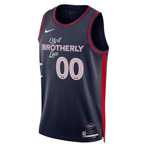 Camiseta NBA - Philadelphia 76ers - 23/24 - Azul Marino - Edición Ciudad