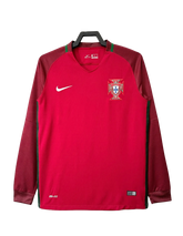 Camiseta Portugal 2016 I de Local - Manga Larga Versión Retro