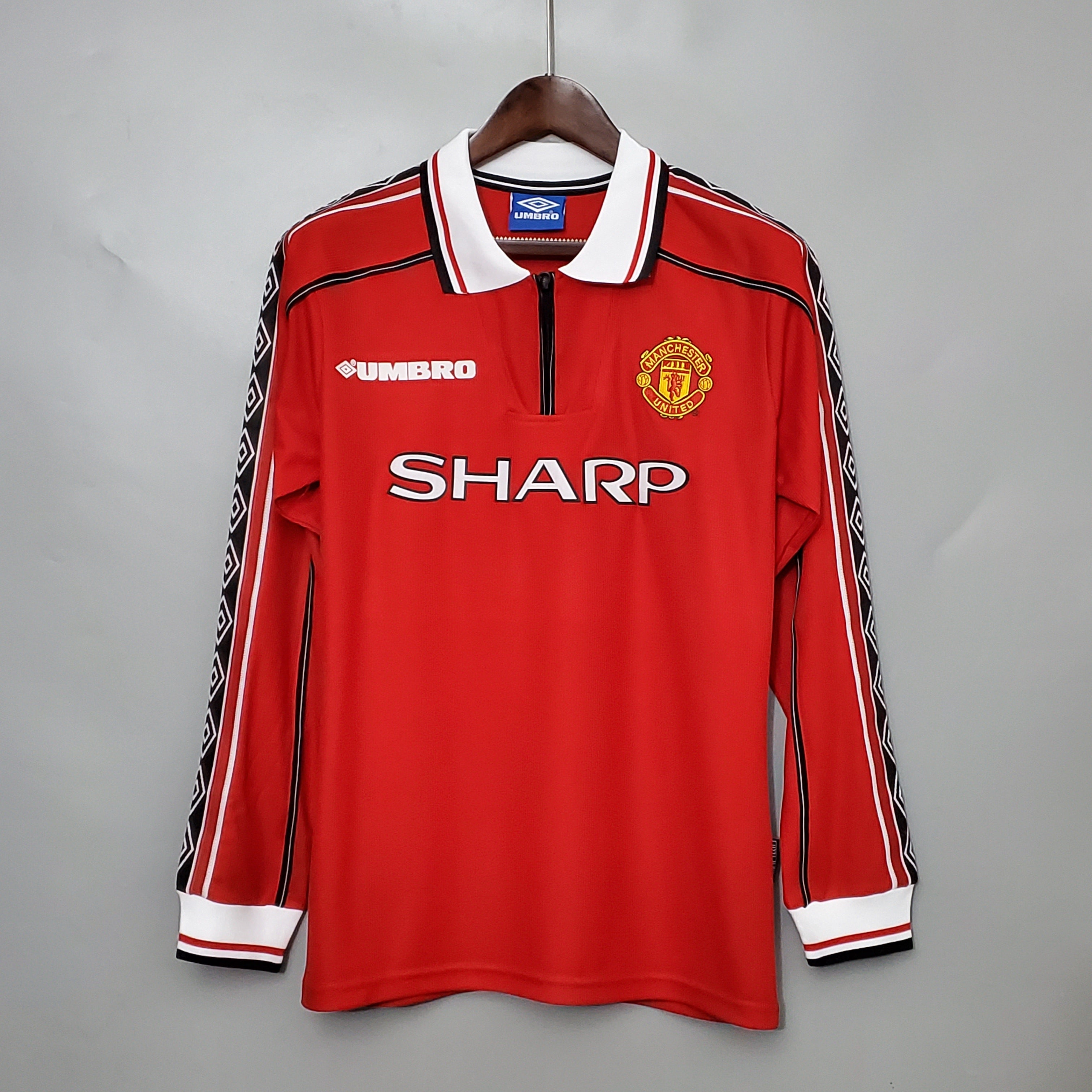 405R9899 MANCHESTER UNITED I 98/99 HOMBRE (RETRO) MANGA LARGA - Imagen 1
