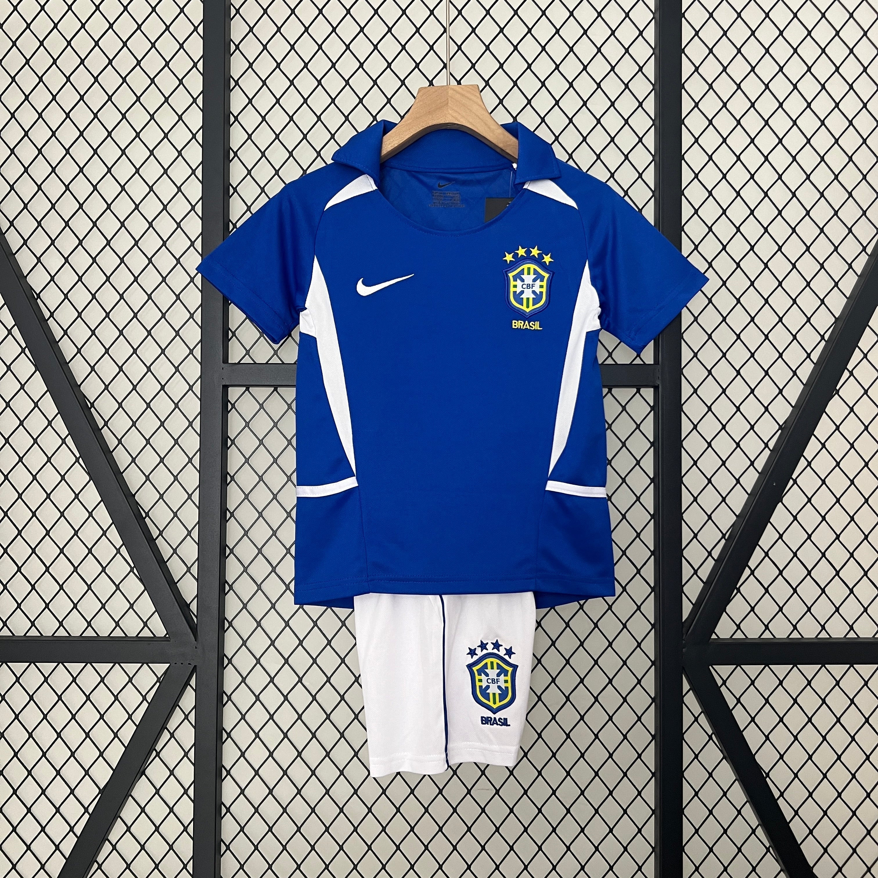CAMISETABRASILII2002CONJUNTOINFANTIL_RETRO BRASIL II 2002 CONJUNTO INFANTIL (RETRO) - Imagen 1