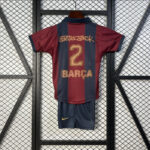 BARCELONA RETRO TRAVIS SCOTT 24/25 CONJUNTO INFANTIL - Imagen 2