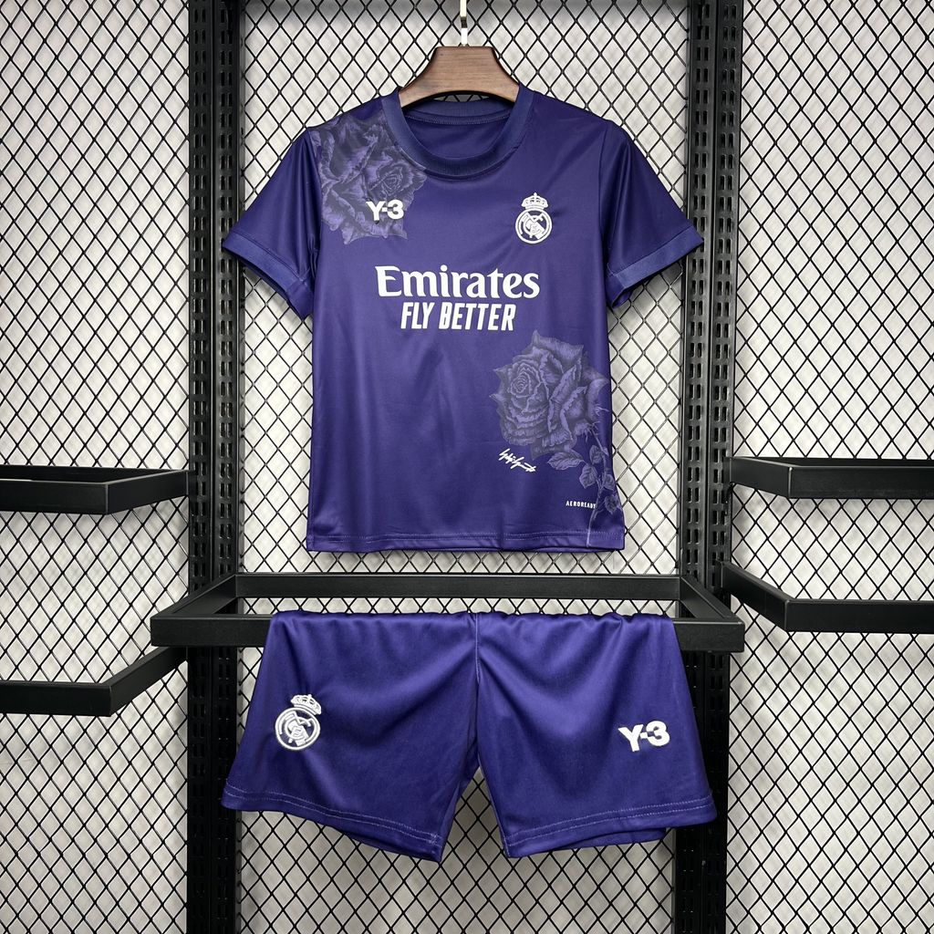 RM54-1 MERENGUES Y-3 MORADA 24/25 CONJUNTO INFANTIL - Imagen 1